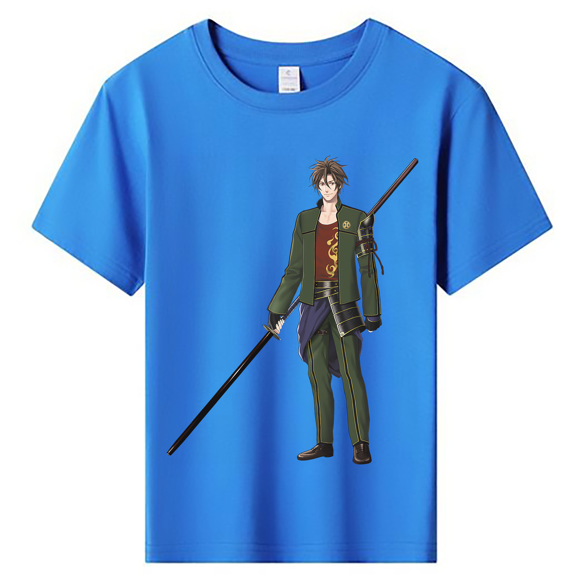 （画像用） 刀剣乱舞 Touken Ranbu 綿100％キッズTシャツ（フロントプリント）